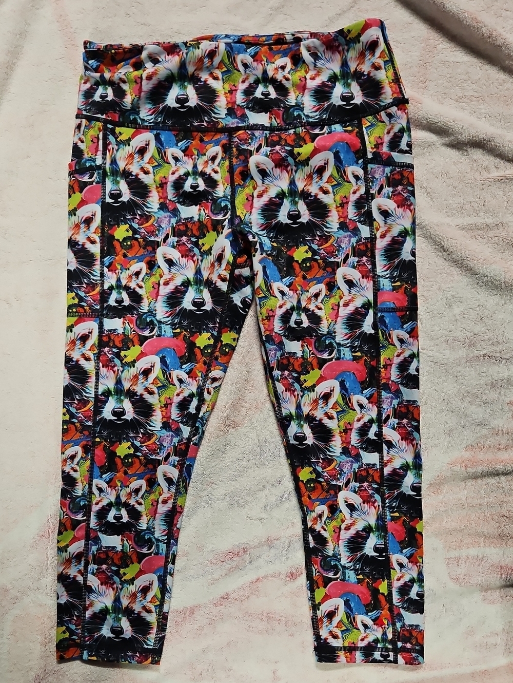 Constantly Varied Gear Trash Raccoon Print Capris